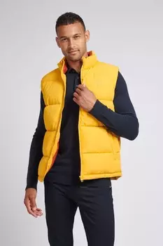 Мужской широкий жилет с перегородкой U.S. Polo Assn, желтый
