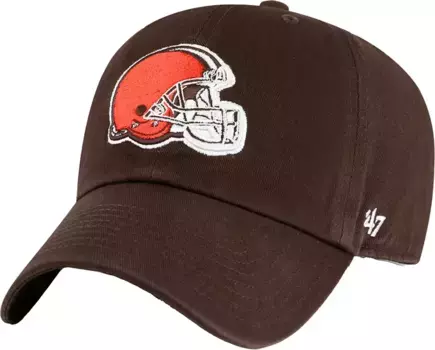 Мужской шлем Cleveland Browns '47 Clean Up коричневая регулируемая шапка