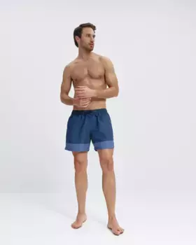Мужской синий купальник с шортами Sepiia