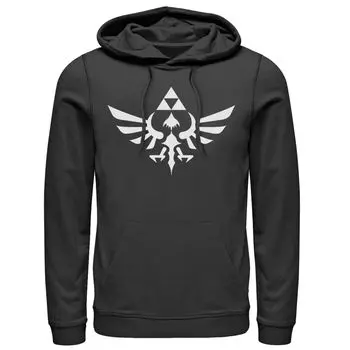 Мужской синий пуловер с капюшоном Nintendo Legend Of Zelda Royal Crest Licensed Character