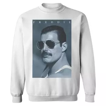 Мужской синий свитшот Freddie Mercury Licensed Character
