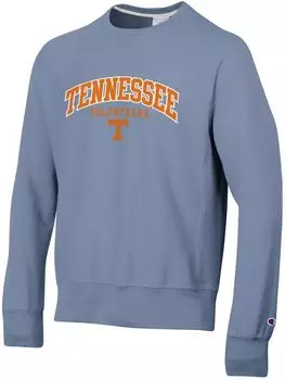 Мужской синий винтажный пуловер с круглым вырезом Champion Tennessee Volunteers обратного переплетения