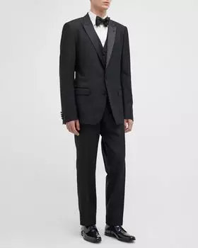 Мужской смокинг-двойка Martini с жилетом Dolce&Gabbana, цвет Black