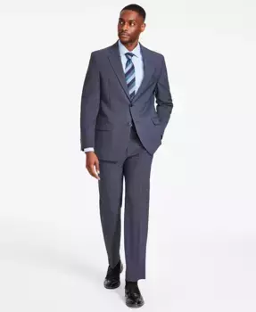 Мужской современный костюм Modern-Fit Bi-Stretch Nautica, черный