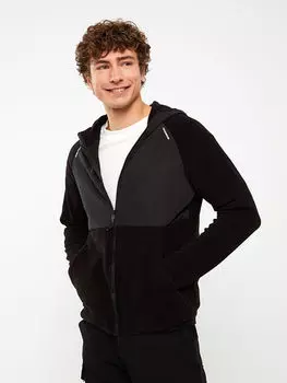 Мужской спортивный кардиган с капюшоном стандартной выкройки LCW Active