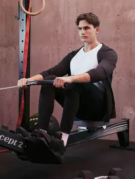 Мужской спортивный кардиган Slim Fit с капюшоном LCW Casual, новый черный