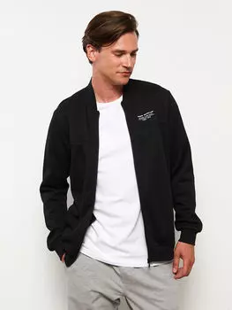 Мужской спортивный кардиган стандартной посадки с воротником-стойкой LCWAIKIKI Classic