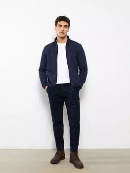 Мужской спортивный кардиган стандартной посадки с воротником-стойкой LCWAIKIKI Classic