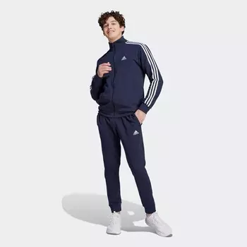 Мужской спортивный костюм базовый 3-полоски Adidas, белый