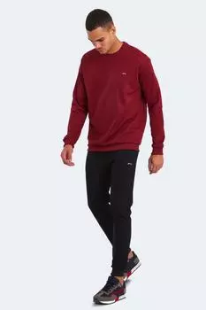 Мужской спортивный костюм бордовый красный Slazenger