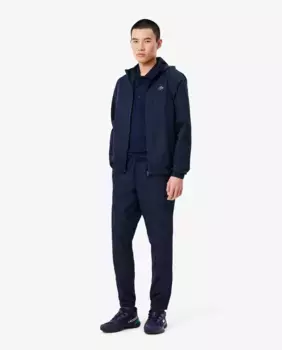 Мужской спортивный костюм черного цвета Lacoste, тёмно-синий