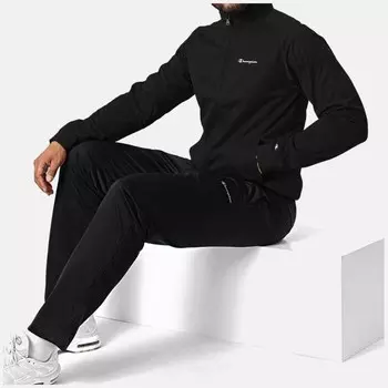 Мужской спортивный костюм на молнии Champion, черный