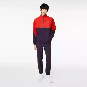 Мужской спортивный костюм Novak Djokovic Lacoste, черный/красный