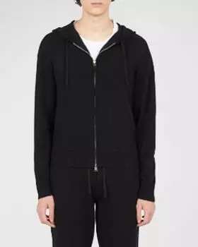 Мужской спортивный костюм с капюшоном из смеси кашемира TOM FORD, цвет Dk Blu Sld