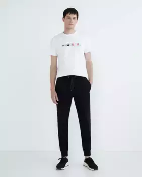 Мужской спортивный костюм с логотипом зебры Paul Smith, черный