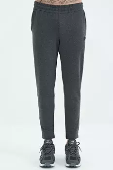 Мужской спортивный костюм с тонкими штанинами и карманами Tiger антрацитового меланжевого цвета AIR JONES