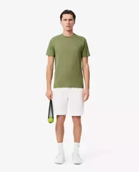 Мужской спортивный костюм Ультра-сухие теннисные шорты Lacoste, белый