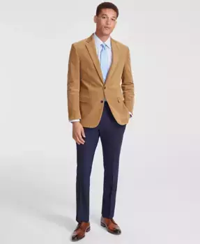 Мужской спортивный пиджак классического кроя бежевого цвета Brooks Brothers, коричневый/бежевый