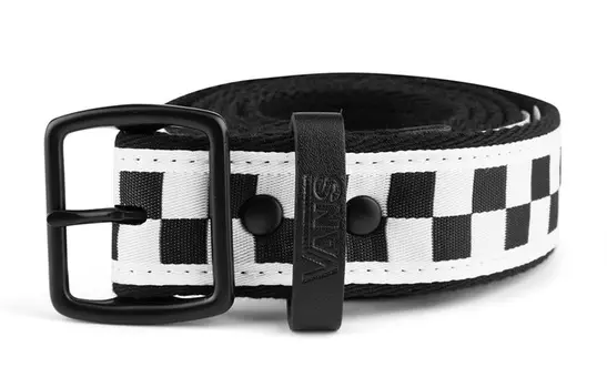 Мужской спортивный ремень Vans, Black And White Checkerboard