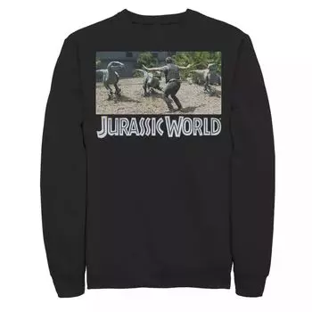 Мужской спортивный свитшот Jurassic World Owen Raptor Pack Licensed Character, черный