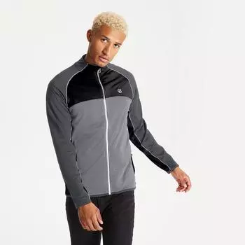 Мужской средний слой для фитнеса Riform II - темно-серый/черный DARE 2B, черное дерево / темно-серый