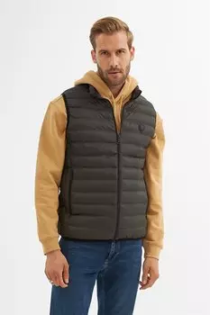 Мужской стандартный надувной жилет антрацитового цвета DANGER, антрацит