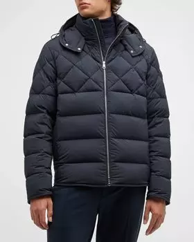 Мужской стеганый пуховик Cecaud Moncler, цвет Navy