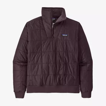 Мужской стеганый пуловер в коробке Patagonia, цвет Obsidian Plum