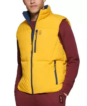 Мужской стеганый туристический жилет glacier с молнией во всю длину BASS OUTDOOR, мульти