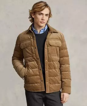 Мужской стеганый вельветовый пуховик Polo Ralph Lauren