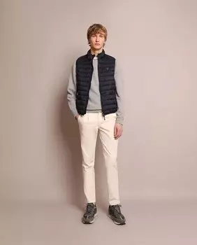 Мужской стеганый жилет Scalpers, темно-синий