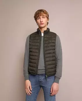 Мужской стеганый жилет Scalpers, зеленый