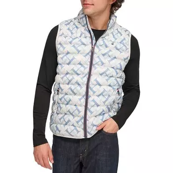 Мужской стеганый жилет Tommy Hilfiger, цвет Light Blue Print