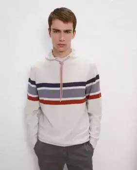 Мужской структурированный свитер Easy Wear, цвет Crudo