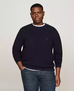 Мужской структурированный свитер Tommy Hilfiger, синий