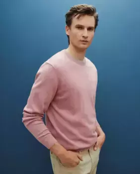 МУЖСКОЙ СВИТЕР ИЗ ХЛОПКА С КРУГЛЫМ ВЫРЕЗОМ Dustin, цвет Rosa Claro