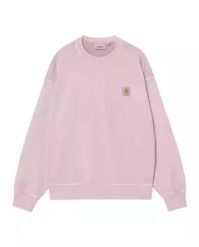 Мужской сверхсвободный свитшот с нашивкой с логотипом Carhartt WIP, цвет Rosa