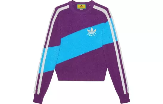 Мужской свитер Adidas Originals X Фиолетовый Gucci, фиолетовый
