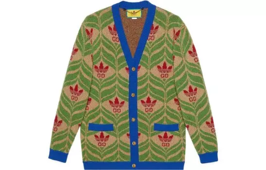 Мужской свитер Adidas Originals X, многоцветный Gucci, цвет Multicolor