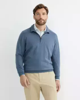 Мужской свитер больших размеров Emidio Tucci, индиго/синий