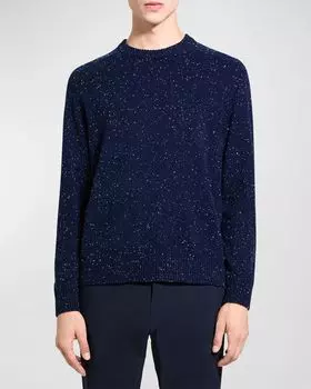Мужской свитер Dinin из шерсти Woolcash Donegal Theory, цвет Navy Multi
