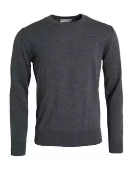 Мужской свитер Dolce & Gabbana Wool Crew Neck Pullover, темно-серый