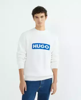 Мужской свитер Hugo Blue, белый