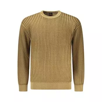 Мужской свитер Hugo Boss Cotton Men, коричневый