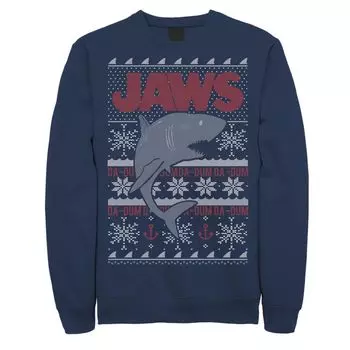 Мужской свитер Jaws Dun Dun Shark Ugly Christmas Sweater Толстовка Licensed Character