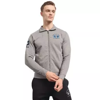 Мужской свитер La Martina из хлопка, серый