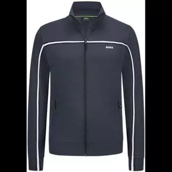 Мужской свитер на молнии Hugo Boss Skaz 1, синий