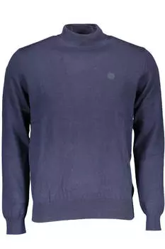 Мужской свитер North Sails с высоким воротом и логотипом, синий
