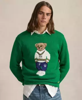 Мужской свитер Polo Bear Polo Ralph Lauren, зеленый