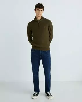 Мужской свитер полуоткрытого кроя Guess